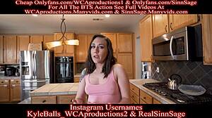 HD-Porno-Video von Stieffamilie-Betrug und Untreue mit einer brünetten Tante