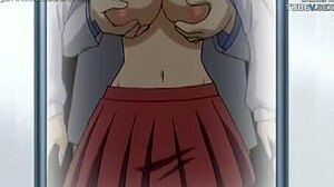 O fetiță din desene animate cu sânii uriași este prinsă în flagrant