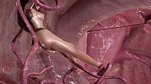 La adolescente alienígena Tifa y el monstruo de tentáculos en película completa de 8 metros