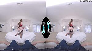 Bu sert video, VR'de göt deliğini beceren muhteşem bir esmer kız arkadaşı sunuyor
