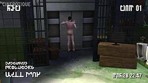 Saw - Hororová porno paródia na Sims 4 s anglickými titulkami