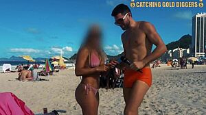 브라질 아마추어 MILF가 해변에서 섹스를 즐기며 따먹기