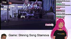 Vtuber streams Shining Song Starnova Aki route part 6