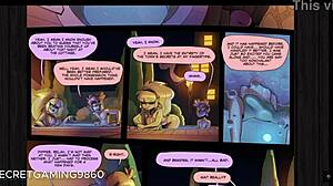 ตัวละครการ์ตูนโป๊ Pacifica จาก Gravity Falls สนุกกับความยาวของควยใหญ่ในการผจญภัยอนิเมะของเธอ