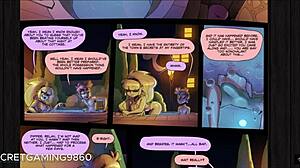 Karakter hentai berpayudara besar Pacifica dari Gravity Falls menikmati kontol besar dalam petualangan anime-nya