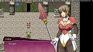 Prinsesse Liaras erotiske møte i det nye RPG Hentai-spillet 