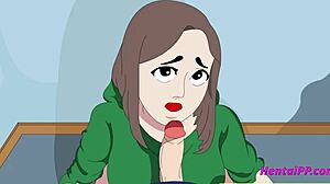 Mahtava kypsä nainen suorittaa hämmästyttävän suuseksin - Explicit Hentai -animaatio
