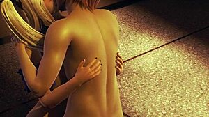 Дженшин Импакт-тематический хентай с покорным персонажем в косплее и жестких секс-сценах