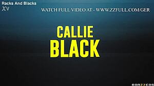 Fluxul de brazzers al lui Callie Blacks este umplut cu spermă după sex anal și muie